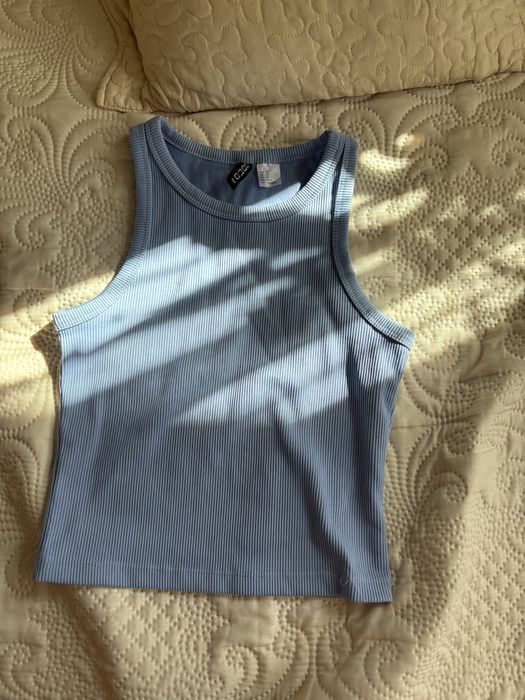 Син къс потник на H&M