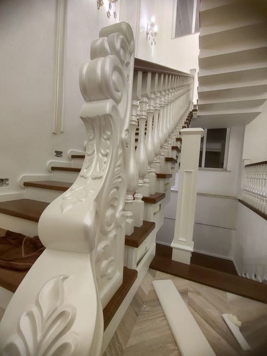 Yog’och va MDF zina yasaymiz o’rnatamiz.  Профессиональная установка