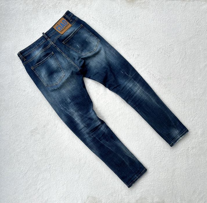 Мъжки дънки Dsquared2 (Cool Guy Fit | Made In Italy) - размер 50 (L), Много добро състояние