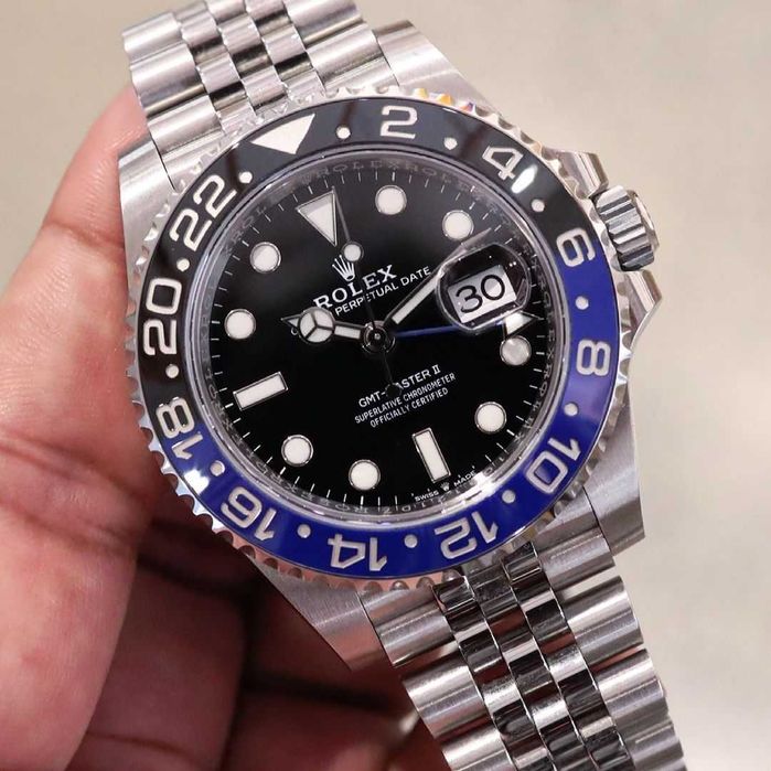 rolex gmt-master batman jubilee