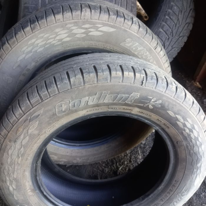 Шины,б/у летние  кордиант