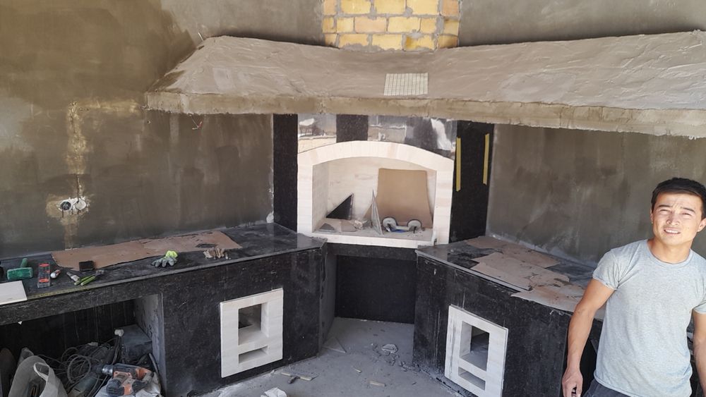 Строитель летний кухня