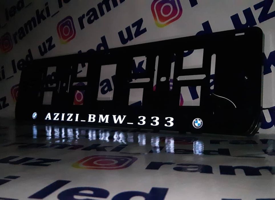 "Real Madrid" va "Barcelona" yozuvli led-podnomerniklar sotiladi!