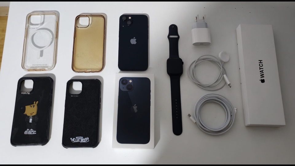 Iphone 13 + Apple Watch SE + accesorii