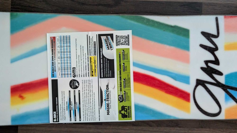 Placa snowboard GNU B-Nice 142cm [noua]
