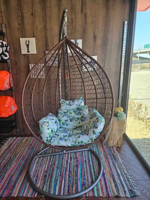 СУПЕР ОФЕРТА 179лв градинска люлка тип яйце