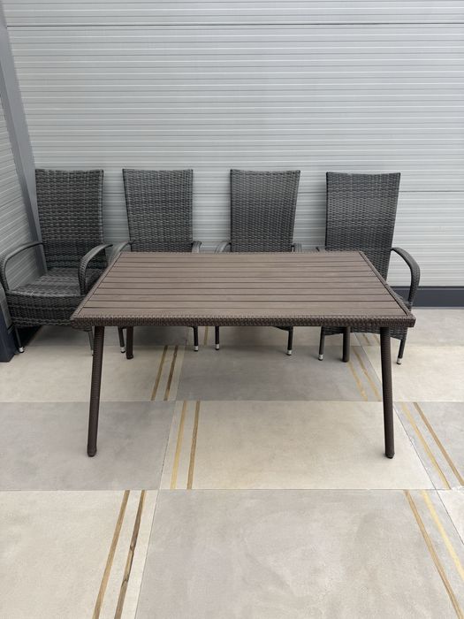 Set mobilier terasa gradina ratan stivuibile