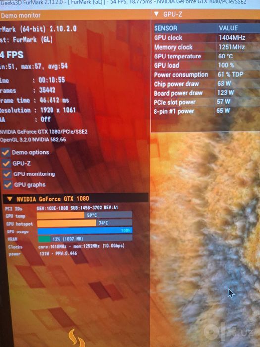 Видеокарта 1080 8gb