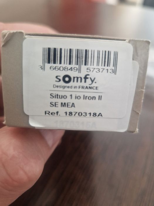 Somfy Situo 1 io Iron II – ново дистанционно за щори/сенници (io-homecontrol)