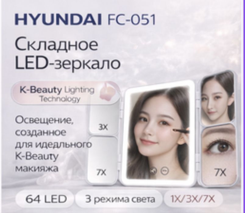 LED зеркало Hyundai