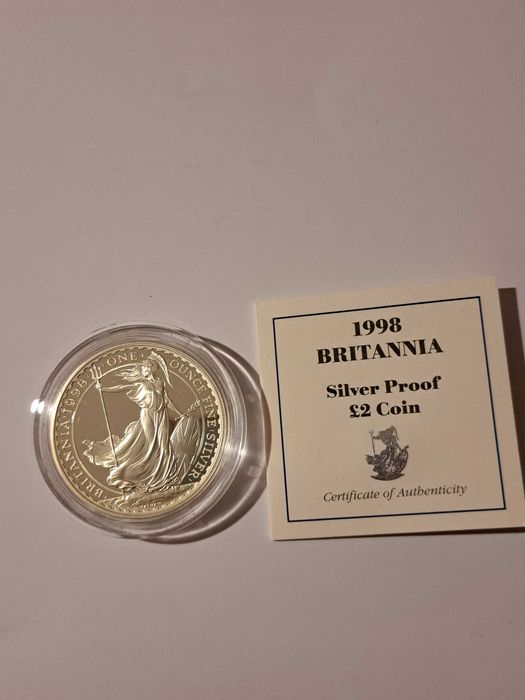 Уникален сет Британия, 4/1 oz сребро proof