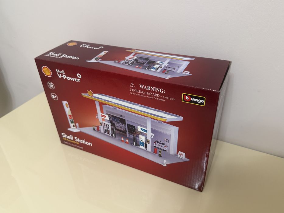 Макет на бензиностанция Shell