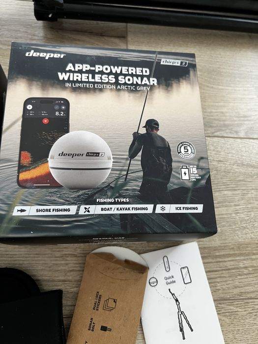 Deeper Quest Chirp + 2 , Range extender suport navomodel si trepied