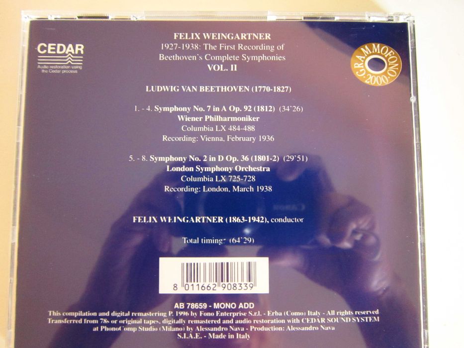 cadou rar Felix Weingartner  Beethoven's Complete