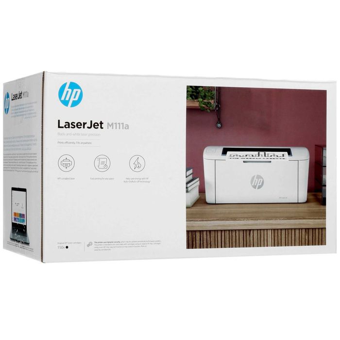 - Принтер HP LaserJet M111a (A4, 20 стр/мин, 16Mb, USB, лазерный)