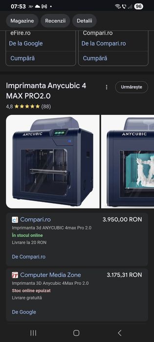 Imprimanta 3D Anycubic 4Max pro