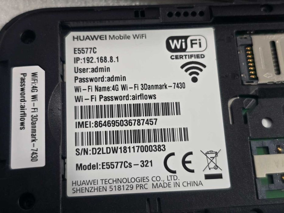 Router Portabil Huawei Mobile WiFi E5577C, 4G LTE, Unlock - Sim - negru