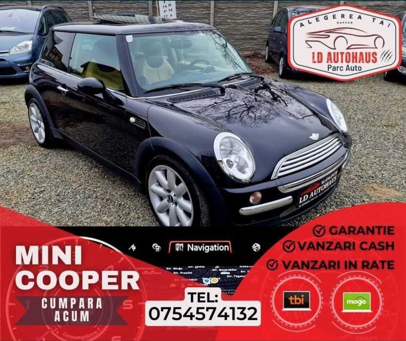 Mini Cooper 1.6 Benzină Parc Auto Rate sau Cash