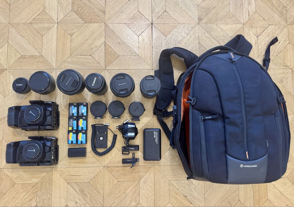 Blackmagic Pocket Cinema Camera 4K готовый комплект для съёмки