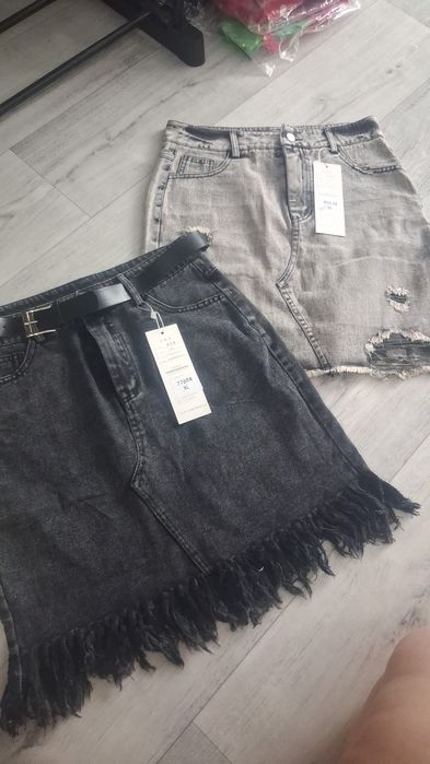 Шорты юбки  джинсовые