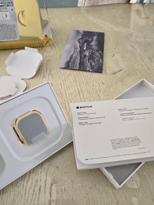 Ultra Titanium Case Gold Alpine Loop 49MM/S