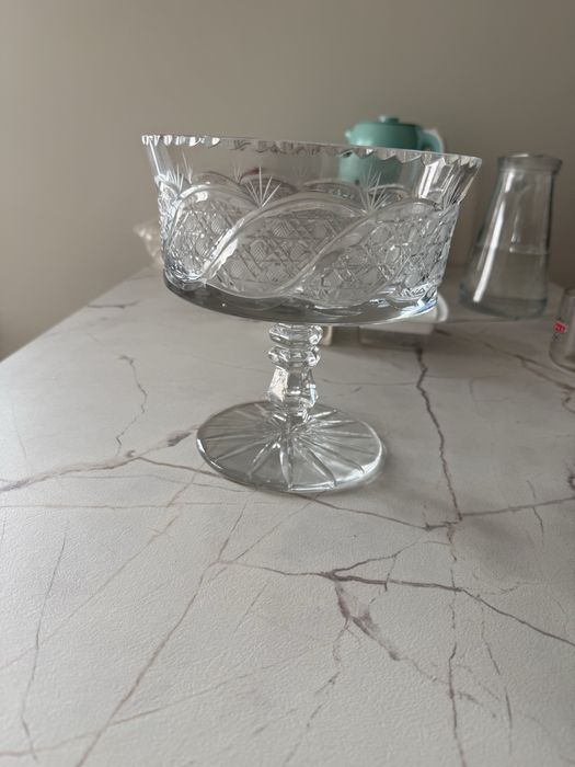 Ваза хрустальная для фруктов