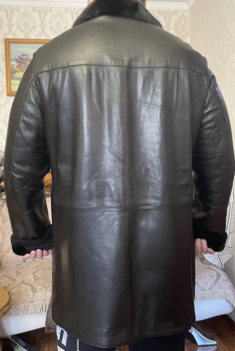 Дубленка мужская кожаная