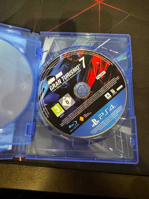 PS4 Gran Turismo 7 – оригинален диск, Play Disc + Data Disc КАТО НОВ