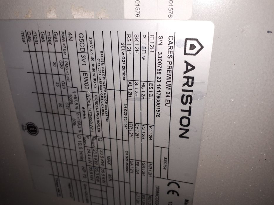 Piese centrala termica Ariston Cares Premium