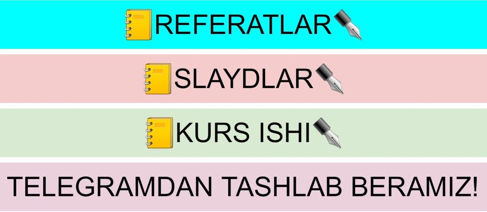 Slayd, Referat, Kurs ishi, tayyorlaymiz! Делаем курсовую работу, слайд