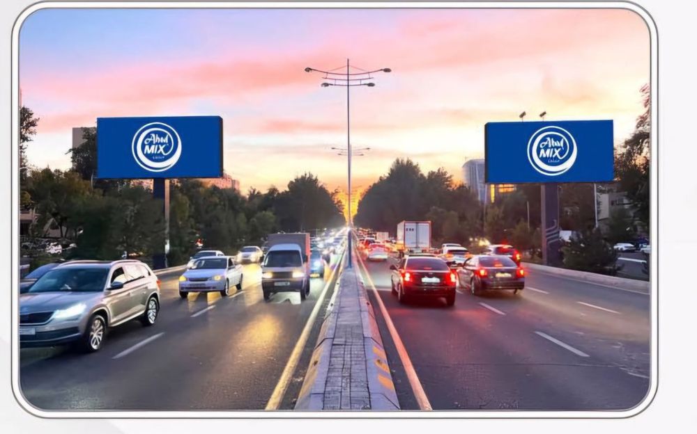 Наружная реклама/Tashqi reklama LED монитор билбор автобус метро