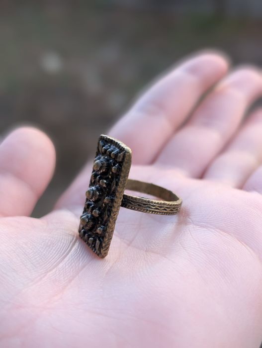 Vechi inel etnic din bronz