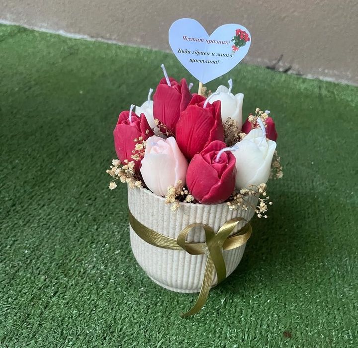 Букети от соеви цветя