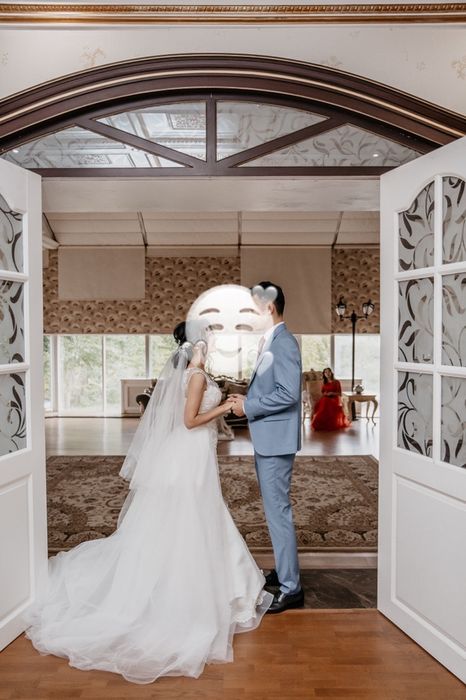 Свадебное платье рыбка+съемный шлейф