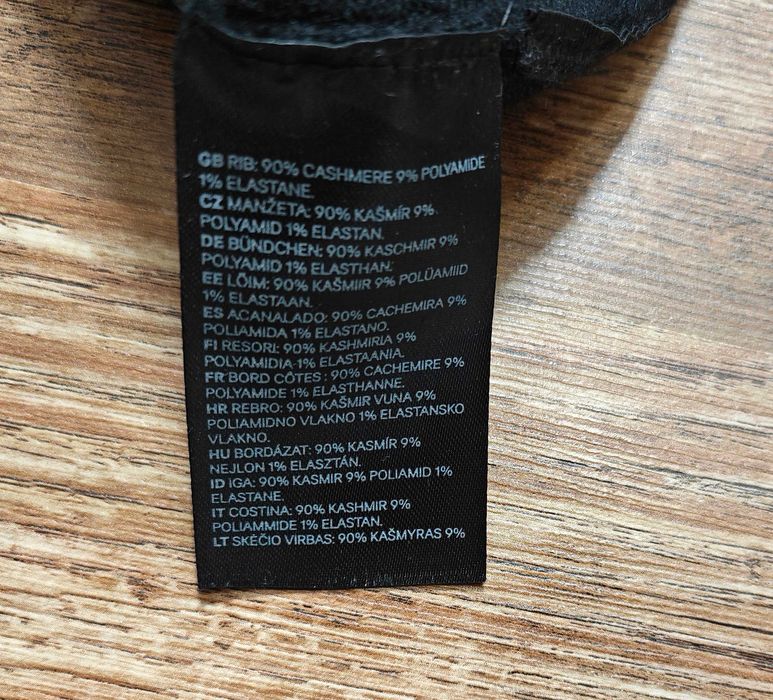 H&M 90% Кашмирен дамски пуловер Oversezed размер S