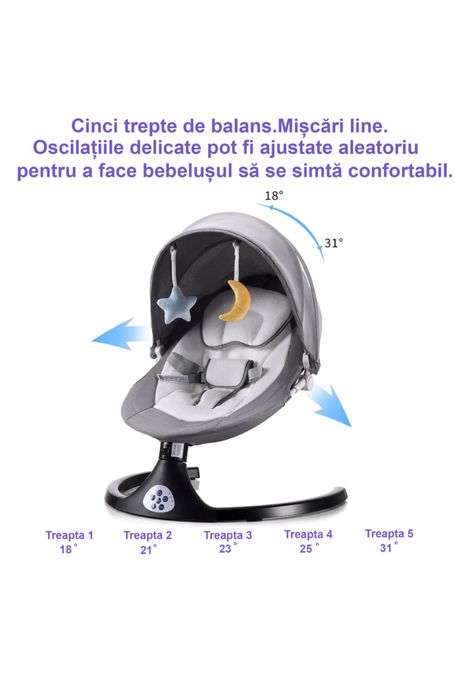 Leagan electric bebe