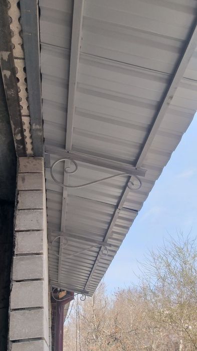 Казирок, Решотка, Установка козырёк решетки