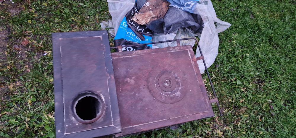 Soba teracota tip cizma in stare buna