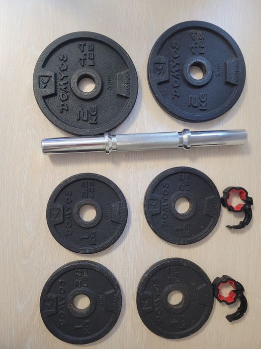 Gantera 10kg decathlon