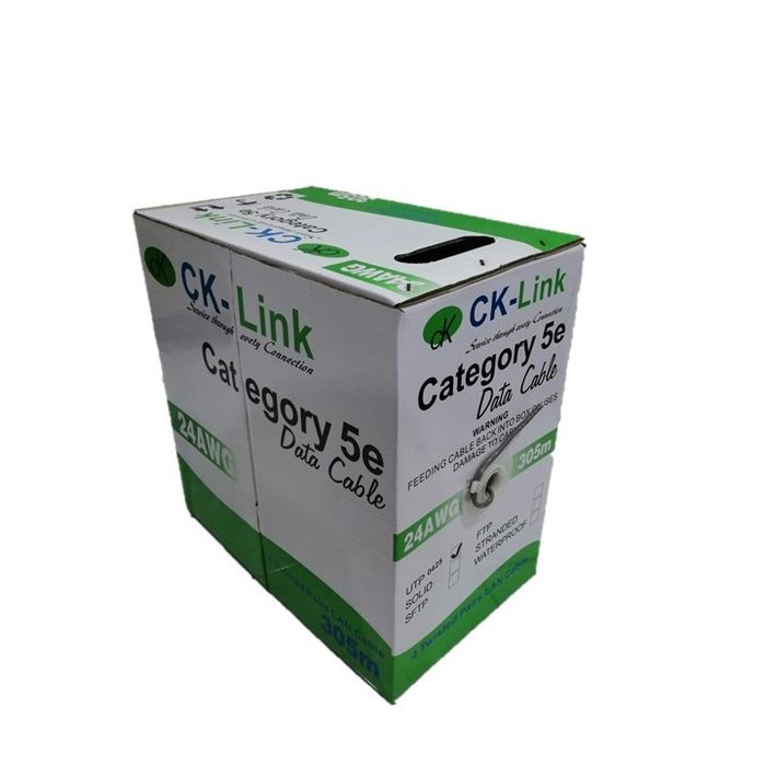 # Кабель UTP Cat-5e 4x2x0,50mm CK-Link 24AWG, 305m бухта витая пара