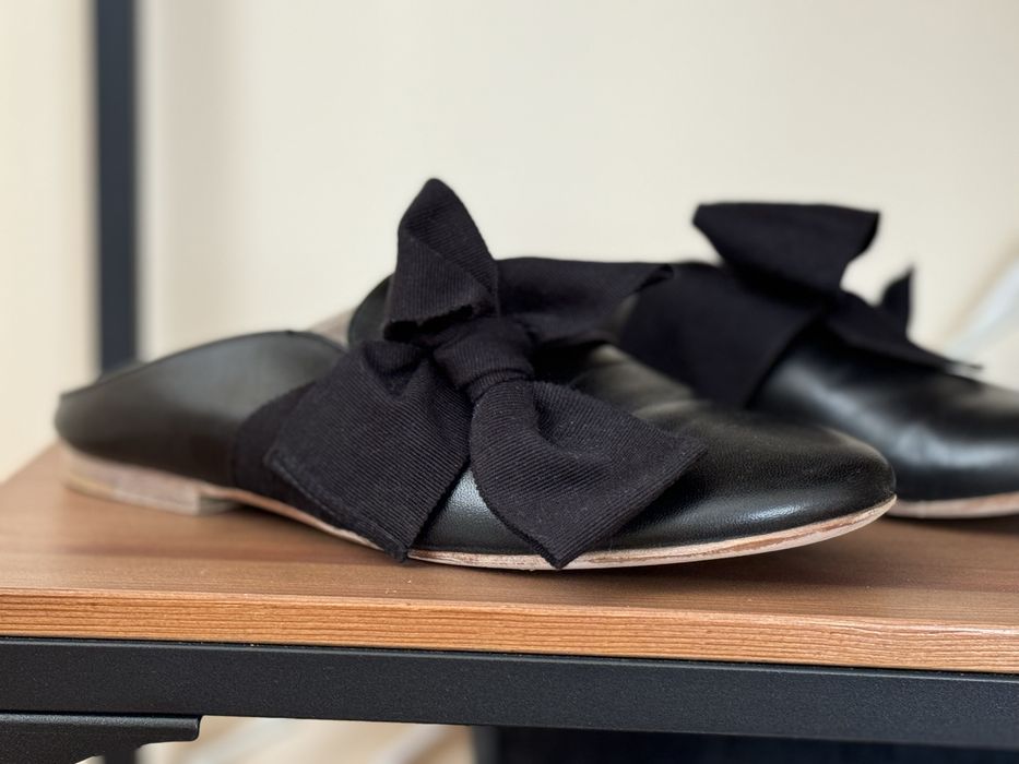 Мюли кожаные Италия