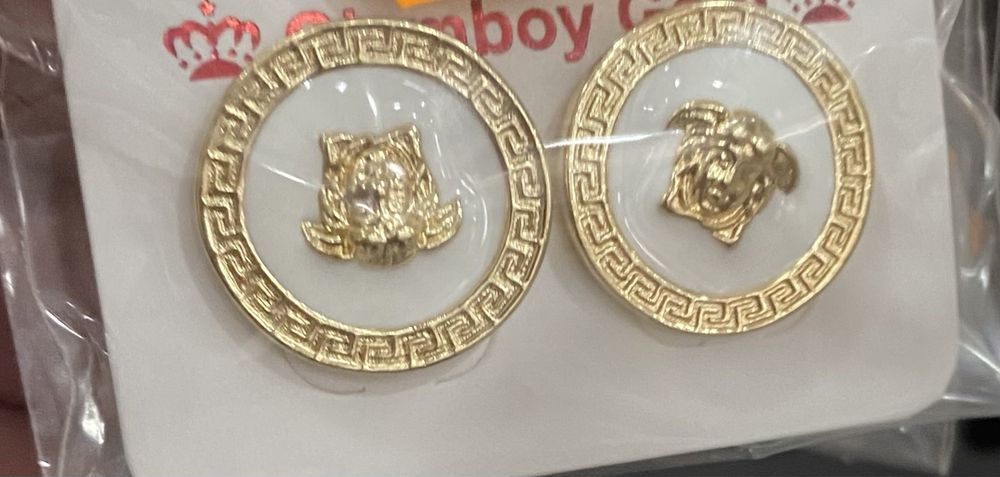 Cercei Placati cu Aur Versace