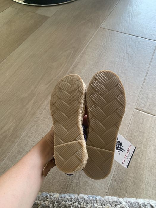 Чисто нови детски сандали  от естествена кожа  US POLO, K&K