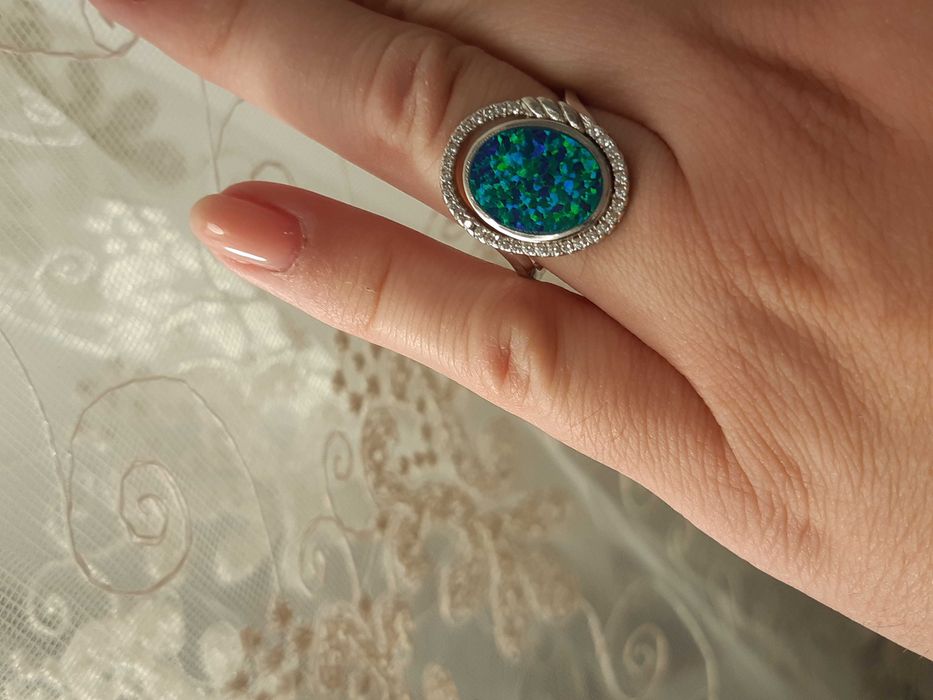 Inel din argint, ușor și foarte elegant