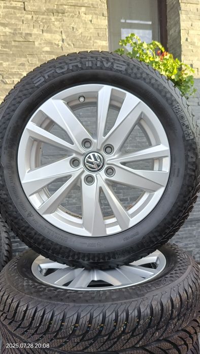 Jante "16 originale Vw, anvelope noi de iarna 205 60 R16
