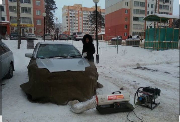 Отогрев авто круглосуточно