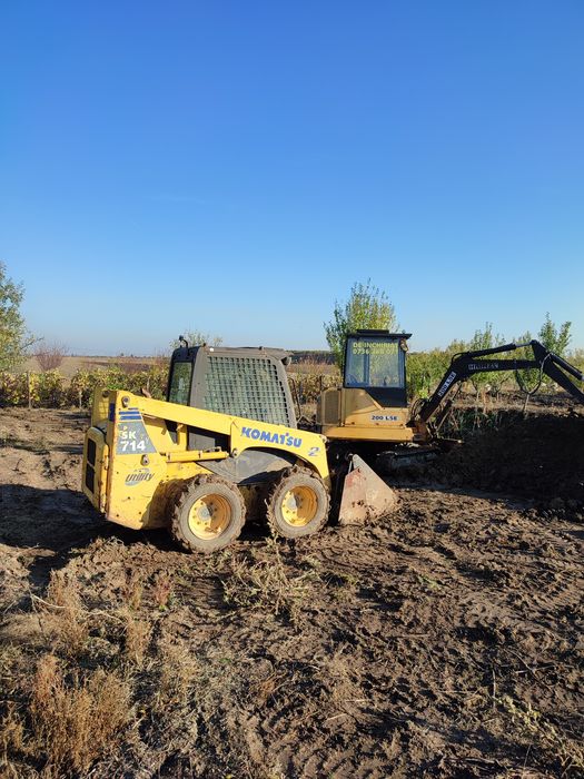Bobcat și mini excavator de închiriat