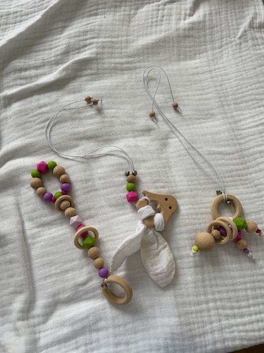 Деревянные подвесные погремушки