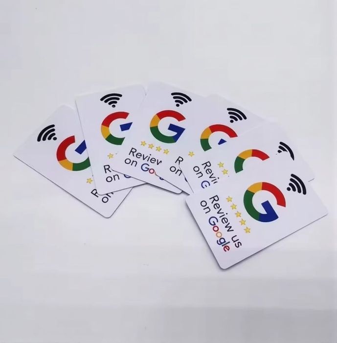 Card NFC pentru recenzii Google (preinstalat) — white / black