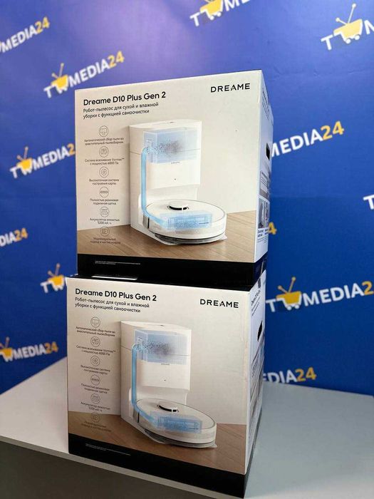 Продаю новые робот пылесосы Dreame D10 Plus Gen2